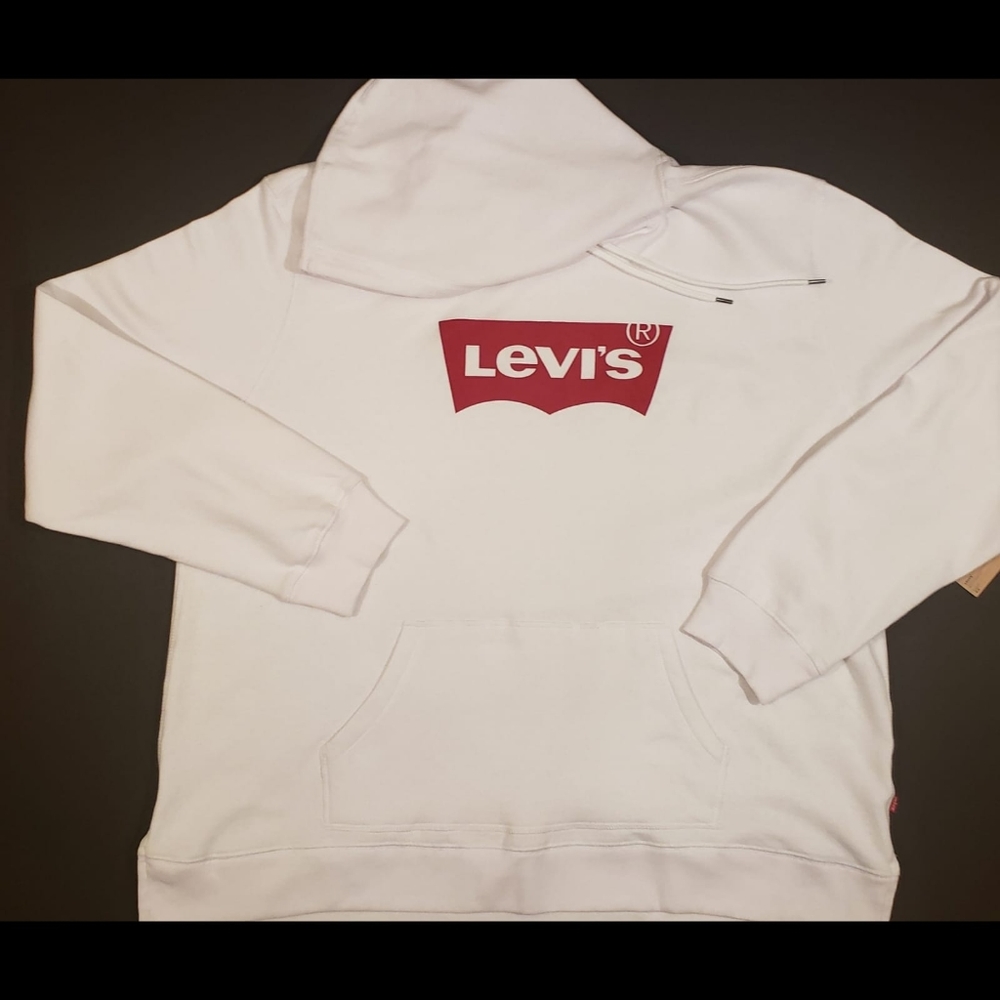 NWT Levis Red Logo Hooded Sweatshirt Men's XXL